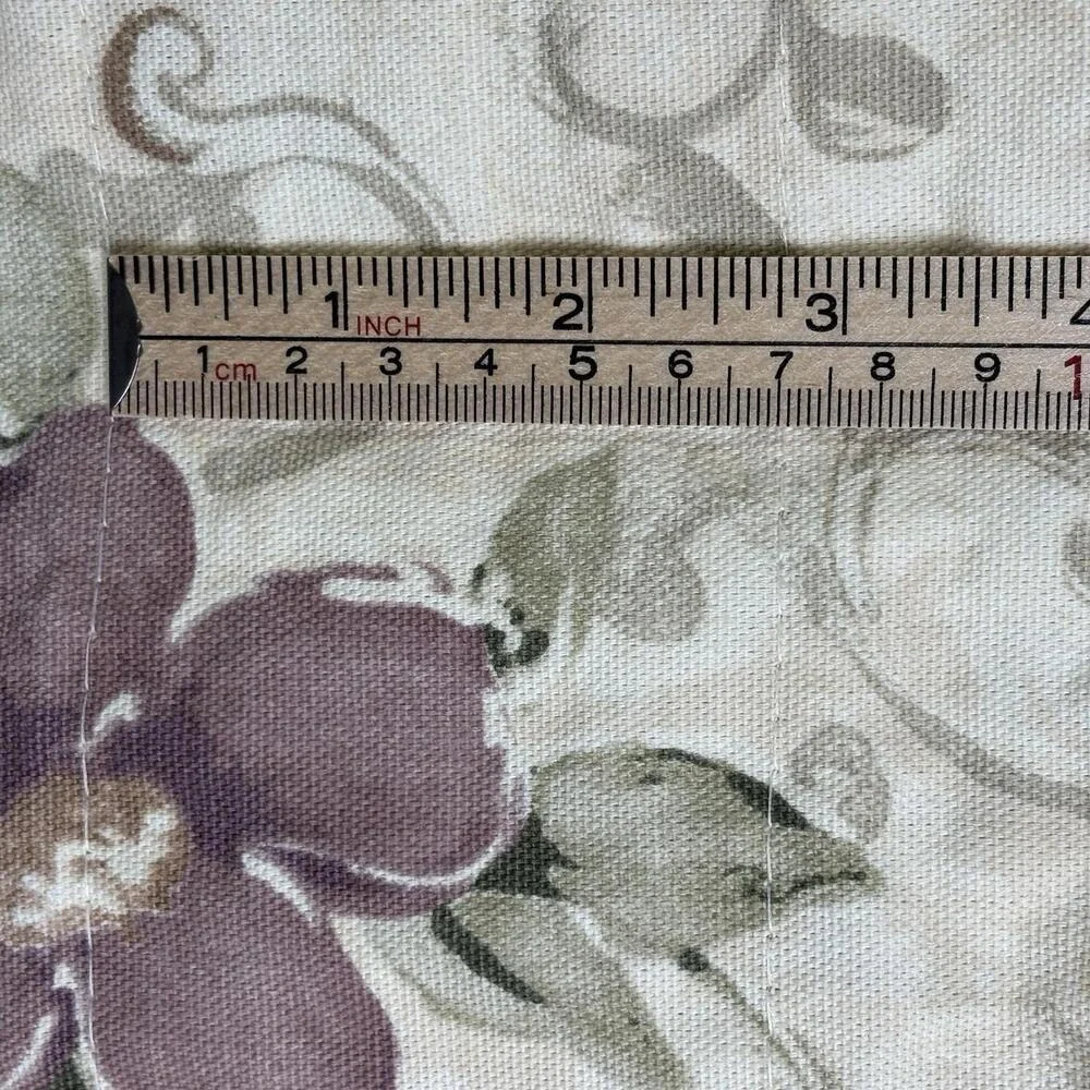 Croscill Amethyst Flowers 2 Window Panels 30x39